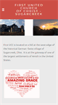 Mobile Screenshot of firstuccsugarcreek.com